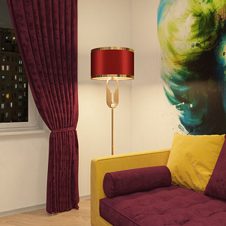 Торшер Lussole LSP-0618, 42*161 см, бронзовый