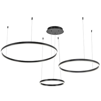 Светильник 80 см, 110W, 3000-6500K Stilfort Planetary 4005/02/03P+CB, черный