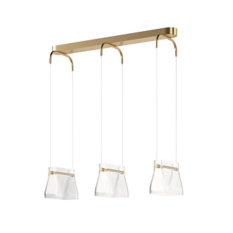 Подвесной светильник 23*81*320,5 см, LED 20W 3000K Maytoni Modern Cabaret MOD170PL-L24BS3K латунь