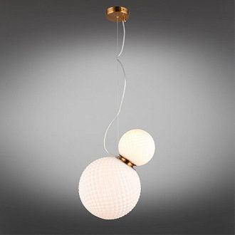 Подвесной светильник 30*25*50-150 см, 2*E27, 40W, Aployt Patunia APL.301.06.02, бронзовый