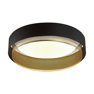 Потолочный светильник *61*15 см, LED 1*80W, 3000-6000 К, Sonex Antey 7692/80L, белый/черный/шампань