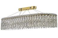 Люстра подвесная ** см, Led лента*LED*150W, 3000/6000K, Arti Lampadari Ovindoli Nickel Ovindoli L 1.5.120x40.100 G, Золото
