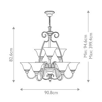 Люстра Hinkely Lighting, Арт. HK-CELLO9