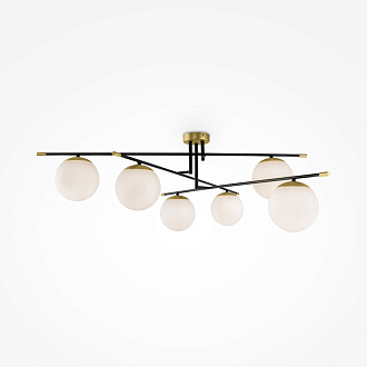Потолочная люстра Maytoni Nostalgia MOD048CL-06G, золото-черный