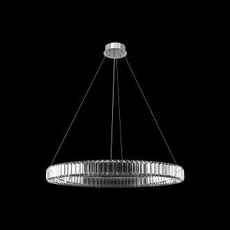 Светильник *80 см, 1*LED*58W, 3000К Loft It 10135/800 Chrome Crystal ring, Хром
