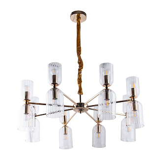 Люстра 32*82 см, 16*E14, 40W, Arte Lamp Charm A1623LM-16GO, Золото