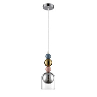 Подвесной светильник 12 см, Lumion Gallo 8066/1A, разноцветный