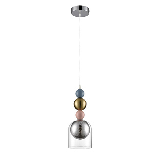 Подвесной светильник 12 см, Lumion Gallo 8066/1A, разноцветный