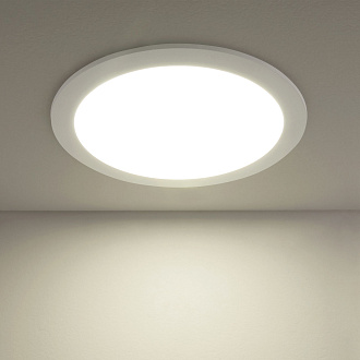 Встраиваемый LED светильник DLR003 24W 4200K Elektrostandard, вр 26 см