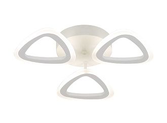 Люстра L450 x W450 x H85, мм, 48W 2700K-6500K, WHITE (Белый) Rilon 2069/3 WHITE