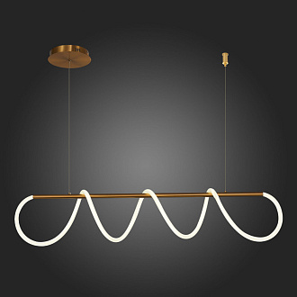 Светильник подвесной 120*25 см, 45W 4000K ST LUCE Sagrato SL6102.303.45 Латунь