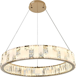 Подвесная люстра 80*150 см,  LED, 80W, 3000-6000K, Stilfort Cerruti 4015/03/08P золотой