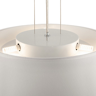 Подвесной светильник Maytoni Bergamo MOD613PL-03CH, диаметр 55 см, хром, белый абажур