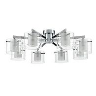 Люстра потолочная *85*-25 см, 8*E14*40W, Lumion VERDI 8261/8C, хром, прозрачный