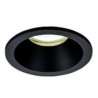 Светильник встраиваемый 8,5*4,5 см, вр 7,5 см, 1*GU12*12W, K, Mantra Comfort Ip65 MAN6811, чёрный