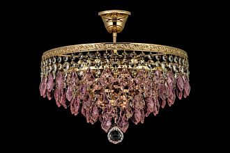 Люстра потолочная *38*32 см, 5*E27*60W, Arti Lampadari Castellana Gold Castellana E 1.3.38.603 G, золотой