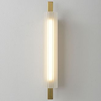 Светильник 47 см, 10W, 3000K, Crystal Lux TUNNEL AP10 LED BRASS, латунь