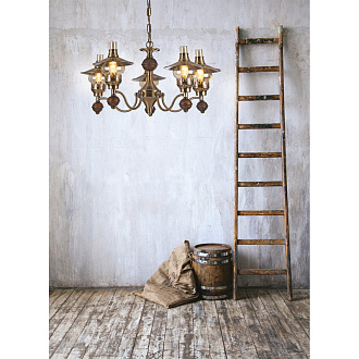 Люстра подвесная Arte Lamp TRATTORIA A5664LM-5AB, диаметр 66 см, бронза