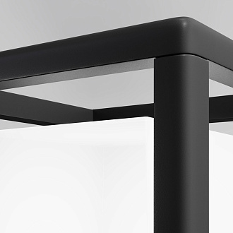 Садово-парковый светильник 17*17*21 см, 1*E27, 15W, Maytoni Trim O455FL-01GF1 серый