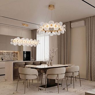 Люстра 120*36*24- см, *LED*90W, 3000-6000K, MODELIGHT  MDL.89092.1200HC GD, Золото