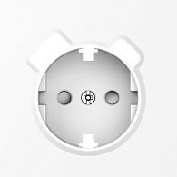 Donel S08 глянцевый белый накладка для розетки Schuko с зарядным устройством USB A+C,  со шторками 16A 250 В~,серия DB, DS22903