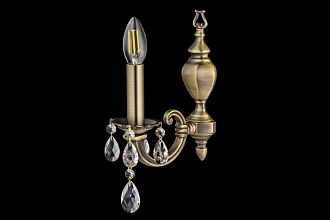 Бра *7*30 см, 1*E14*40W, Dio D`arte Lodi Antique Lodi E 2.1.1.600 A, Бронза