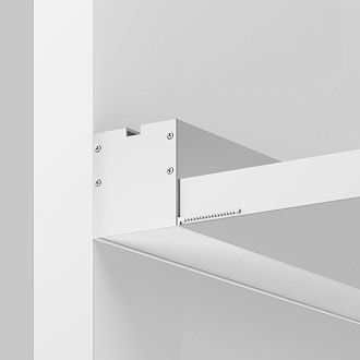 Комплект заглушек (для профиля 59×59) 2 шт., ALM-5959-EC 642058, *4*4 см, Maytoni Led Strip 642058, Серебро