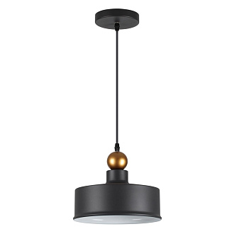 Подвесной светильник Odeon Light Bolli 4088/1 черный, диаметр 25 см