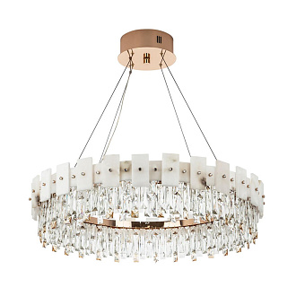 Подвесная люстра 80*50/100 см, LED 65W 3000-6500К MODELUX premium ML.6980.800P GD золото