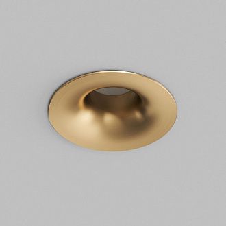Встраиваемый светильник *8,4*7 см, *LED*975Lm, 3000-4000-6000K, Denkirs Shine Glow DK2430-SB, сатинированная латунь