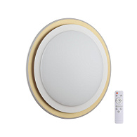 Cветильник 51*7 см, LED 72W, 3000-6000 К, IP43, белый/золотистый, пластик Sonex Setta, 7630/EL
