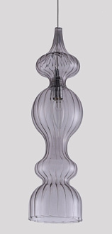 Светильник подвесной 13 см, Crystal Lux IRIS SP1 A SMOKE Хром