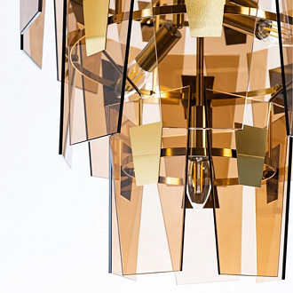 Светильник подвесной 48*48 см, 6*E14 полированная медь Arte lamp Sophia A4066LM-6PB