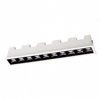 Встраиваемый светильник 28 см, 20W, 3000К Novotech Antey 357622, белый, вр 27,2*4 см