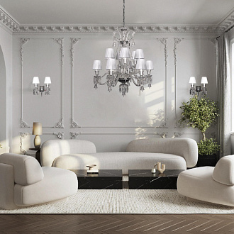 Подвесная люстра 89 см LOFT IT Zenith 10210/12 White белый