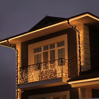 Светодиодный гибкий неон Гибкий неон 220V 9,6W 120Led 2835 IP67 односторонний теплый белый, 50 м Elektrostandard