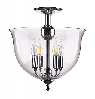 Светильник потолочный 38 см, Crystal Lux ATLAS PL4 CHROME Хром
