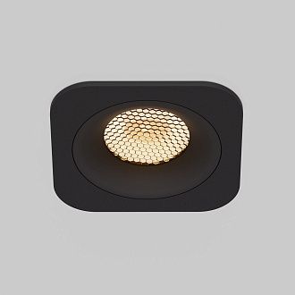 Светильник встраиваемый Tetro 10W 3000K черный IP44 15276/LED Elektrostandard  4690389217883, a071312
