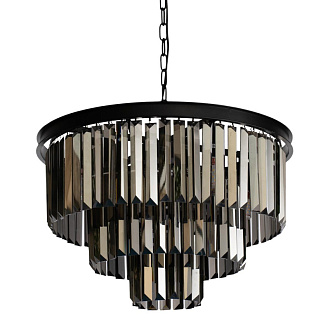 Подвесная люстра Loft IT Prism 10018/500C, диаметр 50 см, черный
