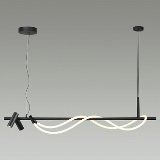 Подвесной светильник 21*144* см, LED 30 W, 4000K ДневнойК Черный Odeon Light Hightech 4391/30L IP