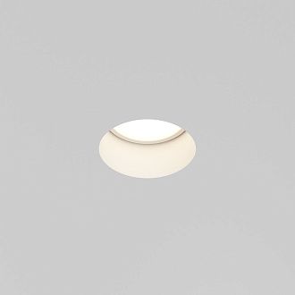 Встраиваемый светильник DL123-GU10-01-W 8*8*-5,5 см, 1*GU10*10W, K, Maytoni technical Gyps Modern DL123-GU10-01-W, Белый, вр 8,4*8,4 см
