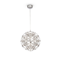 Подвесной светодиодный светильник Freya Amber FR5099PL-L21CH, 26W LED, 3000K, диаметр 40 см, хром