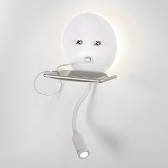 Настенный светильник Elektrostandard Lungo LED, 10W LED, 4000K, белый 