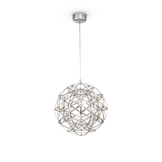 Подвесной светодиодный светильник Freya Amber FR5099PL-L21CH, 26W LED, 3000K, диаметр 40 см, хром