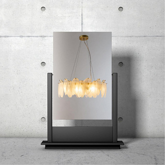 Люстра подвесная 60 см Arte lamp Evie Матовое золото A4052SP-8SG