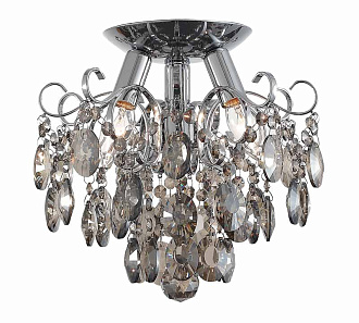 Люстра подвесная 30 см, 120W, ST LUCE ORECCHINI SL846.102.03 Темный хром