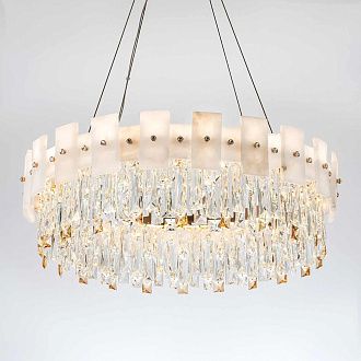 Подвесная люстра 60*50/100 см, LED 43W MODELUX premium ML.6980.600P GD золото