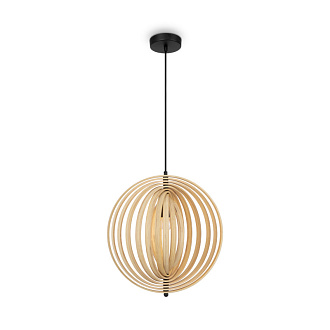 Подвесной светильник  43 см, E27 1 40W, К, Черный Maytoni Roots MOD197PL-01W