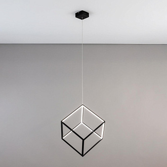 Подвесной LED светильник Citilux Куб CL719301 Черный, 40W*4000K