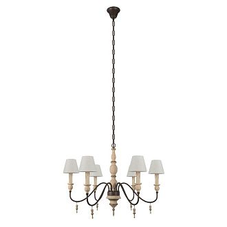 Подвесная люстра 81 см, Loft IT Country 10419, коричневый